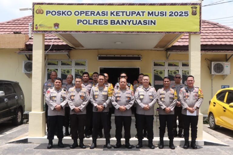 Polres Banyuasin kedatangan Tim Supervisi Mabes Polri.