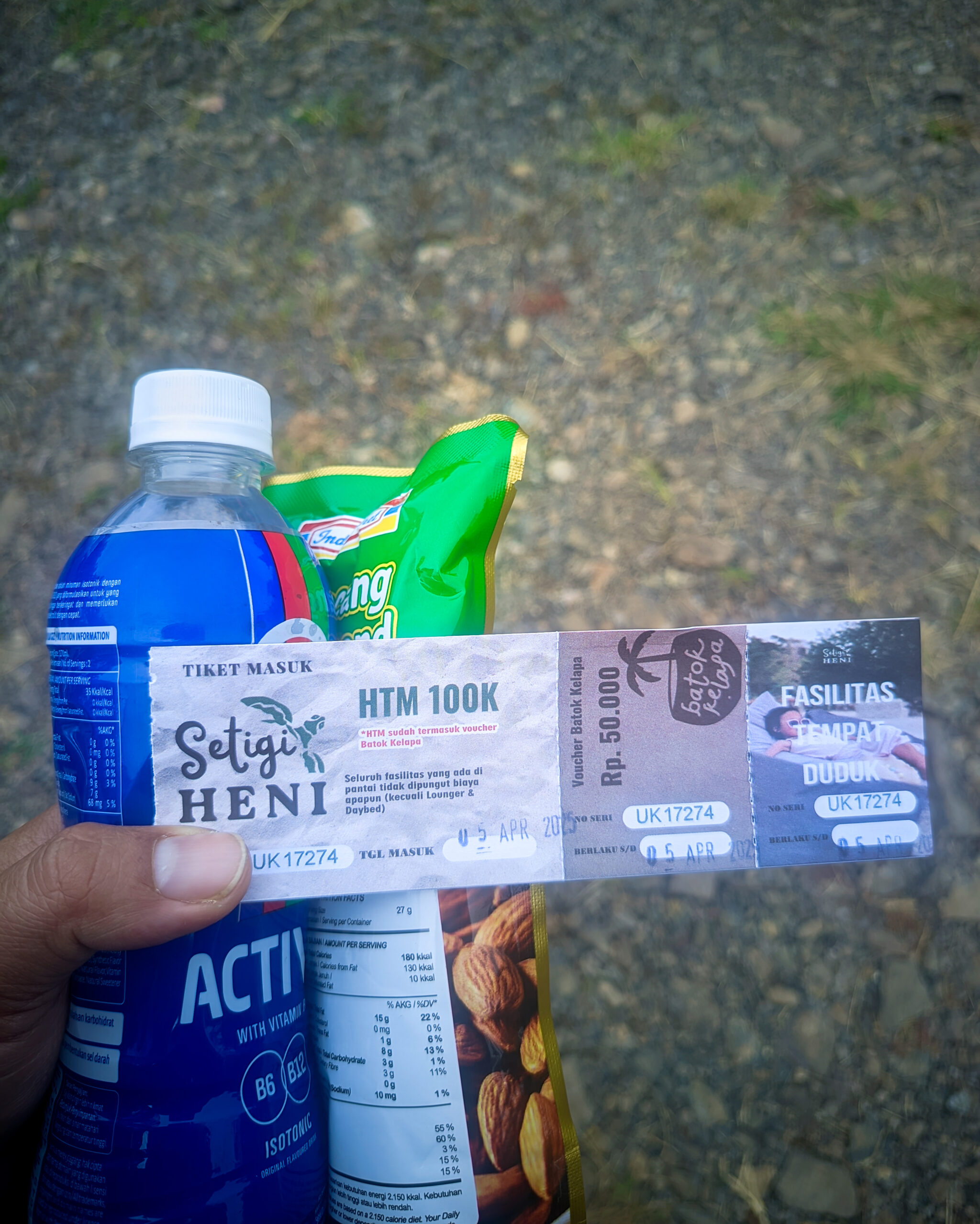 Karcis masuk Pantai Setigi Heni