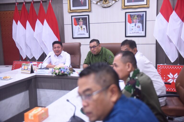 Gubernur Sumsel, Herman Deru, saat Rapat Koordinasi Percepatan Cetak Sawah bersama Kementan RI.